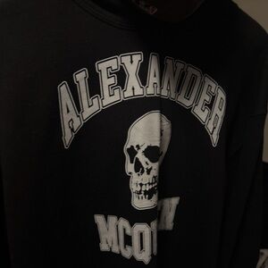 Alexander McQueeen Black Skull Sweater